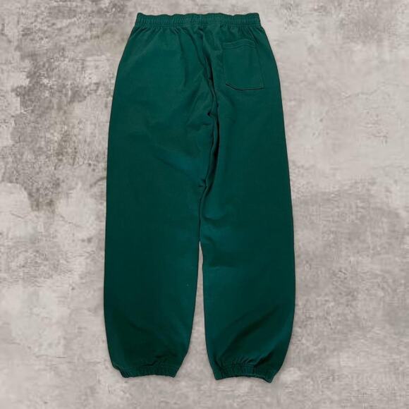 Spider Sweatpants Green Rhinestone Cuffed Joggers Streetwear XL Hood Baggy God - Picture 4 of 5